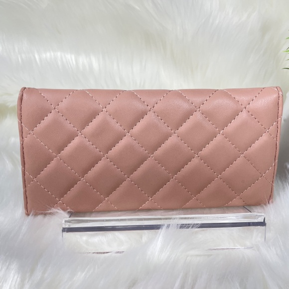 Badgley Mischka Blush Pink Card-Holder Wallet-New With Tags - Picture 2 of 7